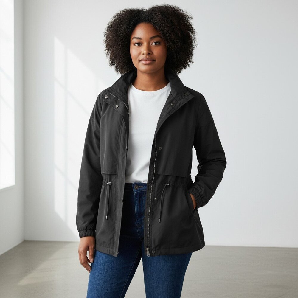 Sun Mountain Soft Microfiber Rain Jacket Anorak B… - image 1